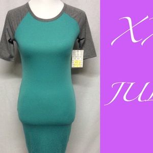 LuLaRoe Julia XXS Fits Teens & Adult NWT